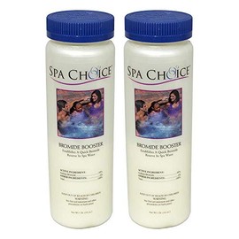 Spa Choice 472-3-5021-02 Sodium Bromide Bromine Booster for Hot Tubs and Spas, 1-Pound, 2-Pack