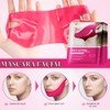 5Pcs Mascarilla de Colágeno en Forma de V Para Rostro,