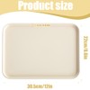 XUKZIMA Plastic Tray, Kitchen, Restaurant, Cafe, Non-Slip Fast Food Tray,