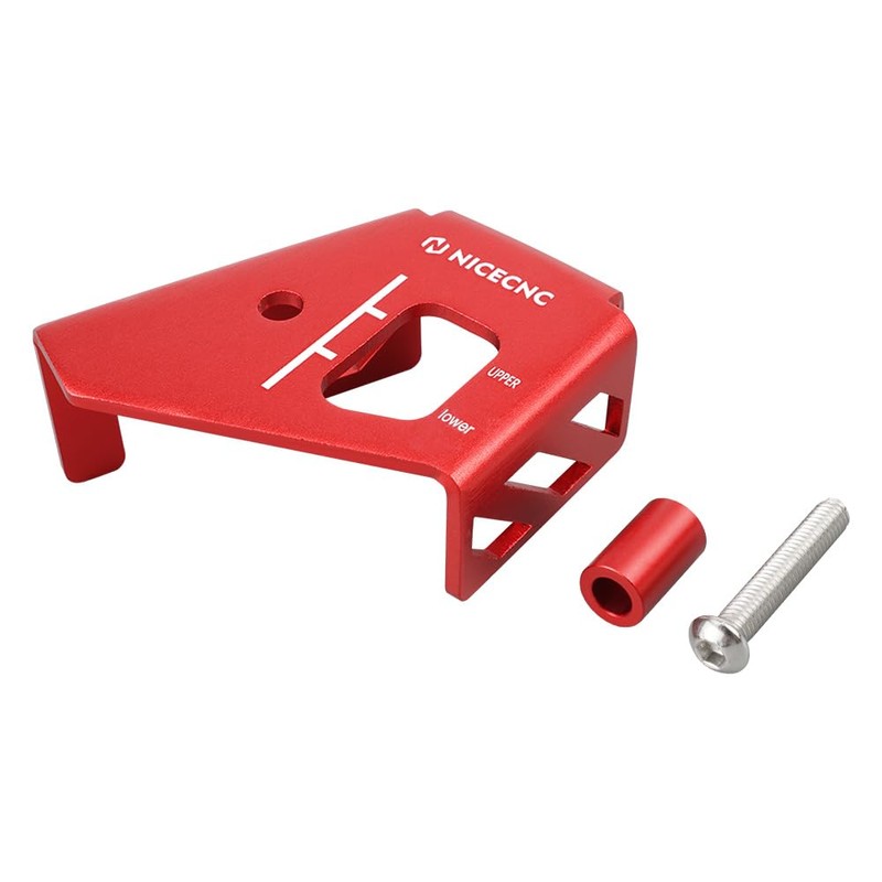 NICECNC Red Rear Brake Reservoir Guard Compatible with Honda XR650L