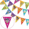 HOWAF 60s Hippie Theme Party Bunting Banner, 60s Groovy Party