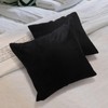 Betadistor Set of 2 Striped Corduroy Square Throw Pillow Case