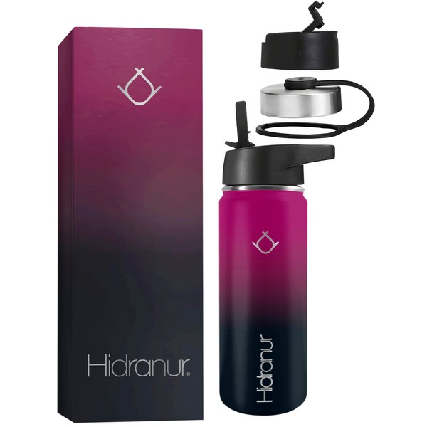 Hidranur Termo de Acero Inoxidable Doble Aislamiento Térmico, Termo Para