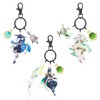 UTIEHD Genshin Impact Character keychain set, 3pcs Acrylic Figure Keychains