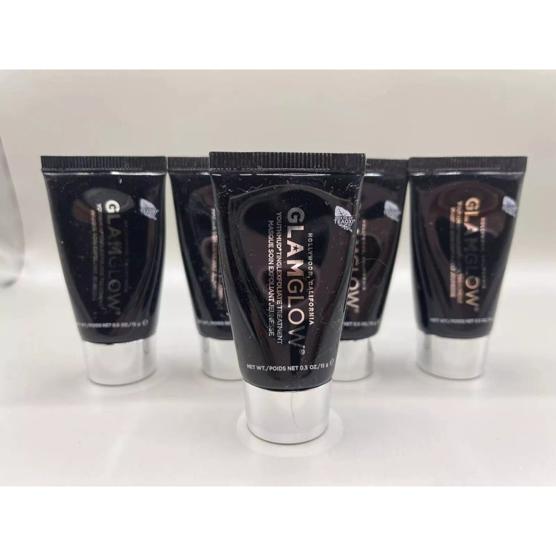 GLAMGLOW LOT OF 5 GLAMGLOW YOUTHMUD TINGLEXFOLIATE TREATMENT 0.5OZ/15G*5