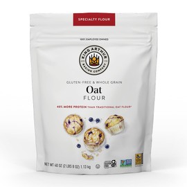 King Arthur Baking Company Gluten-Free & Whole Grain Oat Flour 2.5 lbs.