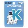 Moomin [Patch] Embroidered Sticker / Initial K Moomin Papa Nordic