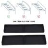 2PCS Stove Top Shelf Silicone Spice Rack Magnetic Back 2