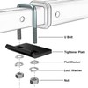 AIMALL Anti-Rattle Stabilizer Hitch Tightener Bracket, Tongue Tow Bar Trailer