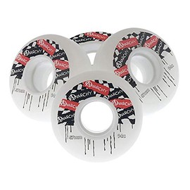 Anarchy ANC100 Wheels, Unisex Adult, White, 57