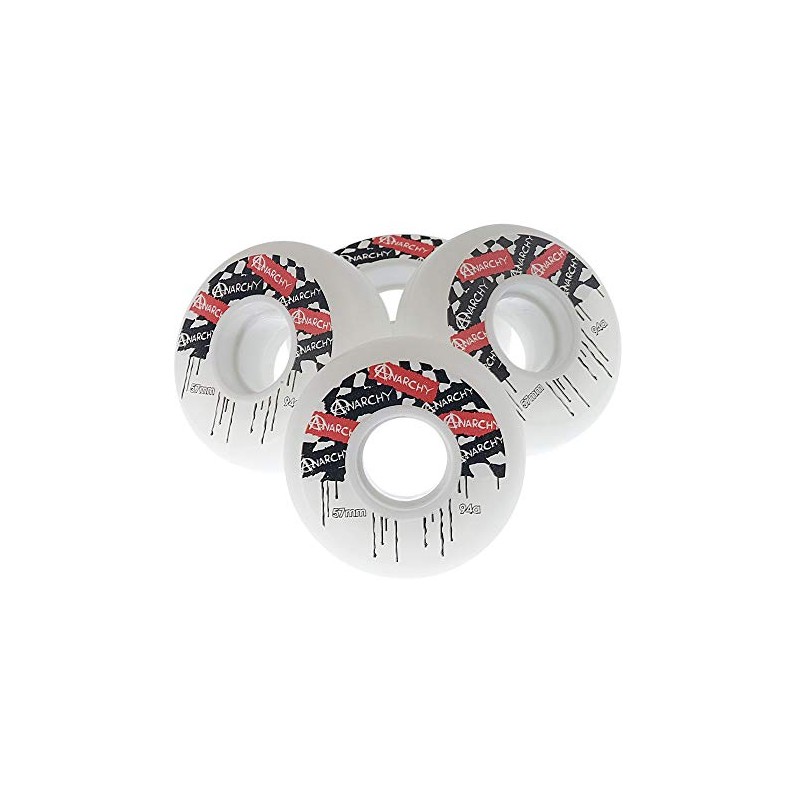 Anarchy ANC100 Wheels, Unisex Adult, White, 57