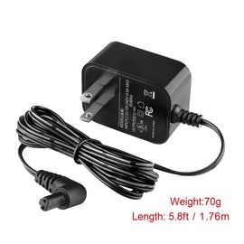 FITE ON Charger Compatible with Black and Decker HHVJ315JD10 / HHVJ315JMF71 / HHVK320J61 / HHVK320J10 / HHVK320JZ01 Dustbuster Smartech Handheld Vacuum 90602522-01 N561340 Replacement Power Cord