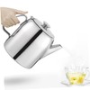 ABOOFAN Stainless Steel Teapot with Modern Design Kettle for Loose