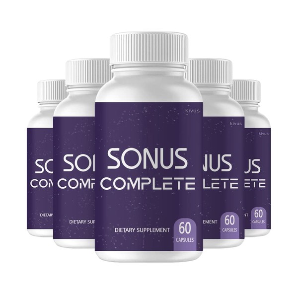 (5 Pack) Sonus Complete - Sonus Complete Tinnitus Support Supplement (300 Capsules)