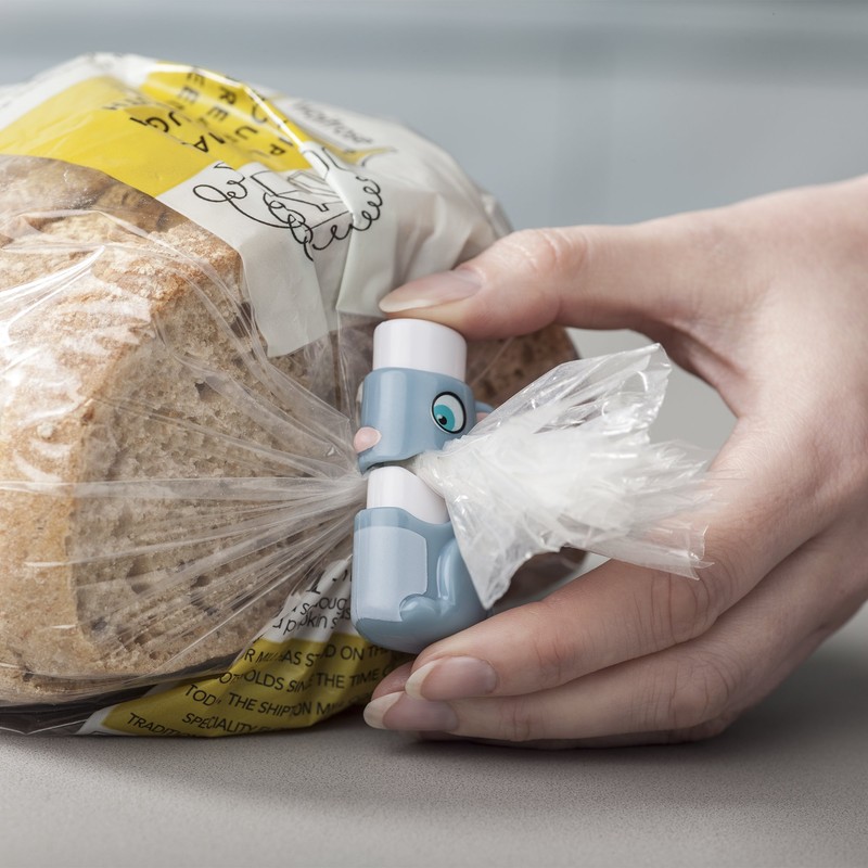 Zeal Bag Clip, Brown/Grey, One Size