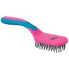 Weaver Leather MANE & TAIL BRUSH, GRAY/PINK