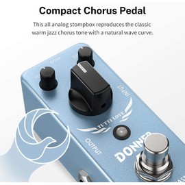 Donner Chorus Pedal, Tutti Love Analog Chorus Effect Classic Warm Chorus for Electric Guitar True Bypass