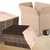 The Boxery 12"x5"x5" Brown/Kraft Corrugated Cardboard Shipping Boxes 25-Pack |