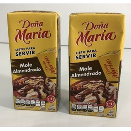4-Pack Mole Almendrado DOÑA MARIA Mexican Mole Recipe 360g X 2
