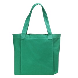 PATIKIL Yoga Mat Bags, Yoga Tote Carrier Shoulder Bag with Mat Pocket Carryall Canvas Tote Yoga Gym Bags for Travel Office Beach Gym Pilates Workout, Green