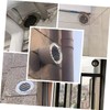 LABRIMP Exhaust Fan Cover Round Stainless Steel Rain Hat Ventilation