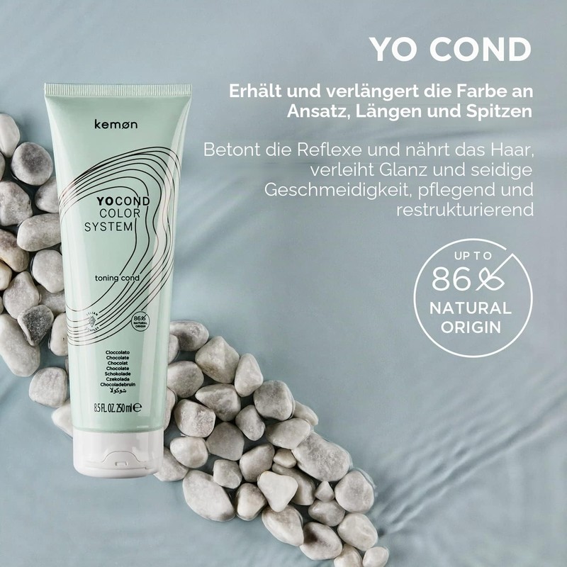 Kemon - Yo Cond Silver Natural Origin Reflective Conditioner with
