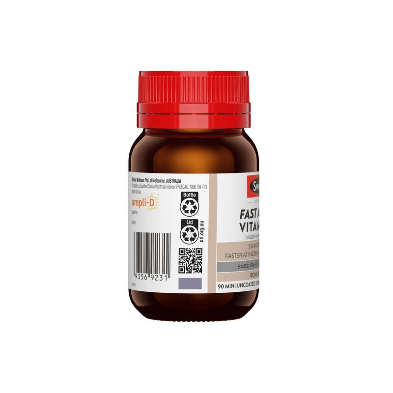 Swisse Ultiboost Fast Acting Vitamin D3 90 Tablets - SHORT