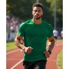 Performance T Shirts for Men Dry Fit(Irish Green,XXL)
