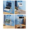 Laptop Mount for Desk, Tablet Arm Mount with 360° Rotating,