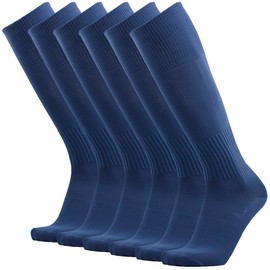 Three street Baseball Socks, Unisex Knee High Solid Sport Tube Compression Softball Football Soccer Team Socks 2-10 Pairs