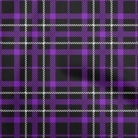 oneOone Polyester Spandex Purple Fabric Tartan Dress Material Fabric Print Fabric by The Yard 56 Inch Wide-6860