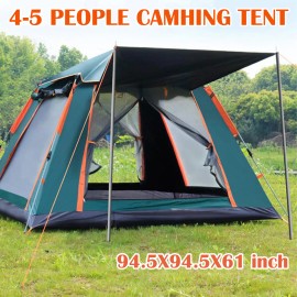 4 Person Family Camping Tent 4 Season Waterproof Anti-UV Windproof Tents Family