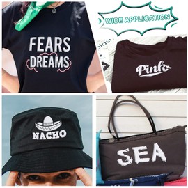 WRAPXPERT Puff Vinyl Heat Transfer White 3D Puffy Easy Cut/Weed Foaming Adhesive HTV Iron on Vinyl for Heat Press Tshirts, Clothing,10"x5ft