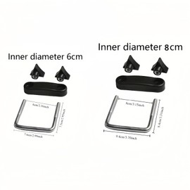 6cm Universal Roof Rack Clamp Bracket Accessory for Car,Roof Rack Tool Clips Luggage with R/oof R/ack Clamps,Ro/of Box Car Van Mounting Accessories,R/oof Box U-Bolt C/lamps,C/ar Roo/f Mounting Clip