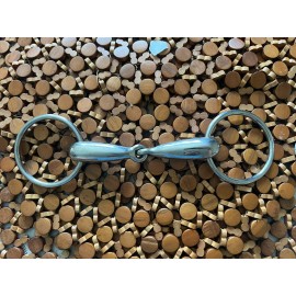 Loose Ring Snaffle Bit Stainless Steel English Single Joint 5”