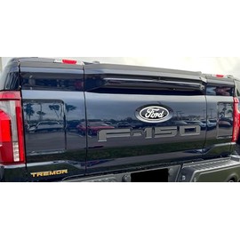 Eurosport Daytona- Compatible with 2024-Current, Ford F150 Pro Access Tailgate Letters (Matte Black)