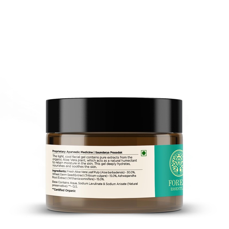 Forest Essentials Light Hydrating Facial Gel - Pure Aloe Vera