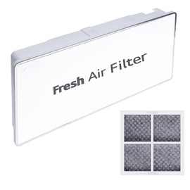 MCR66849208 Cover Trim with 1 LT120F Refrigerator Air Filter, for LG Refrigerator Air Filter Cover, Compatible with LG Air Filter MCR66849219, MCK703881, ACW75477501