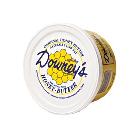 AmishTastes Downey's All-Natural Original Honey Butter, Favorite Amish Food, 8 Oz. (Pack of 2)