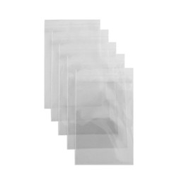 200ct Adhesive Treat Bags 2 x 3 Clear - 1.4 mils Thick Self Sealing OPP Plastic Bags/Clear Flat Resealable Cello