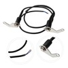 iplusmile 2pcs Motorcycle Handlebar Switch Stainless Steel Fan Headlight Horn