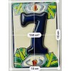 Escanver Numero Residencial Ceramica Talavera Casa Hogar 1 Digito Num