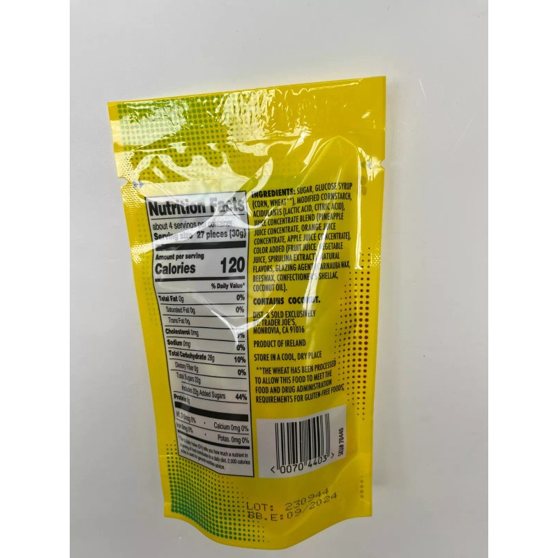 Trader Joe's 2 Packs Trader Joe’s Sour Jelly Beans Colorful
