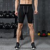 ORBU Men's Compression Half Tights with Pockets for Training, Muscle