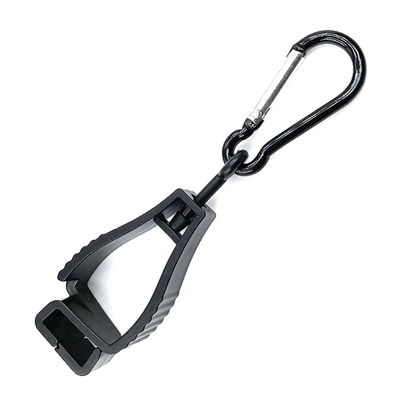 10PCS Work Glove Holders Black Plastic Easy Clean Portable Reusable