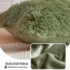 LIFEREVO Pack of 2 Shaggy Plush Faux Fur Throw Pillow