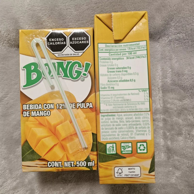 Boing! De Mango BEBIDA CON 12% DE PULPA 500 ML