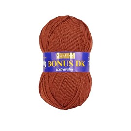 Hayfield Bonus DK Double Knitting Yarn, Mahogany (563), 100g by Sirdar