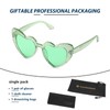 Freckles Mark Heart Sunglasses for Women Love Heart Glasses Wedding
