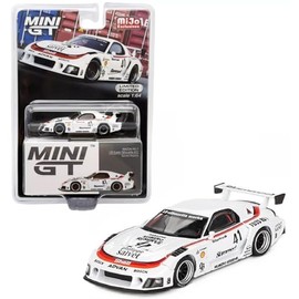 Diecast Collectibles Model Car Compatible with Mini GT 1:64 Mazda RX-7 LB-Super Silhouette #41 Numero Reserve Limited Edition MGT00773